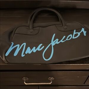 Marc Jacobs Mini Boston Black and Blue Bag